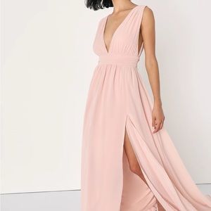 Heavenly Hues Blush Maxi Dress - LuLu’s